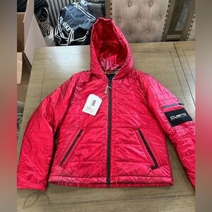 Custo Barcelona  Red Puffer Jacket